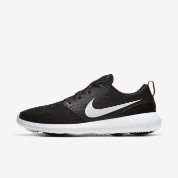 Nike Roshe G - Férfi Golf Cipő - Fekete/Fehér/Metal Fehér